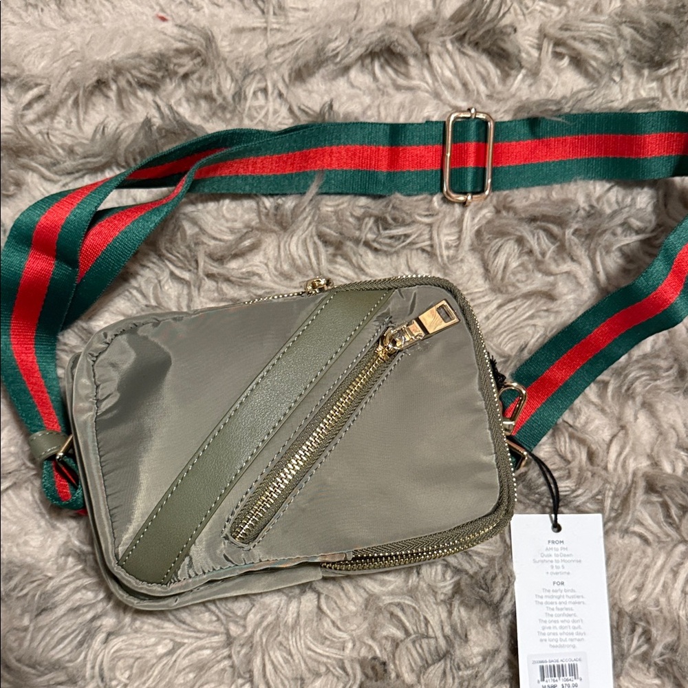 Sol and Selene Green Crossbody Bag